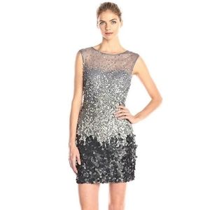 Adrianna Papell sequin cocktail dress NWT
